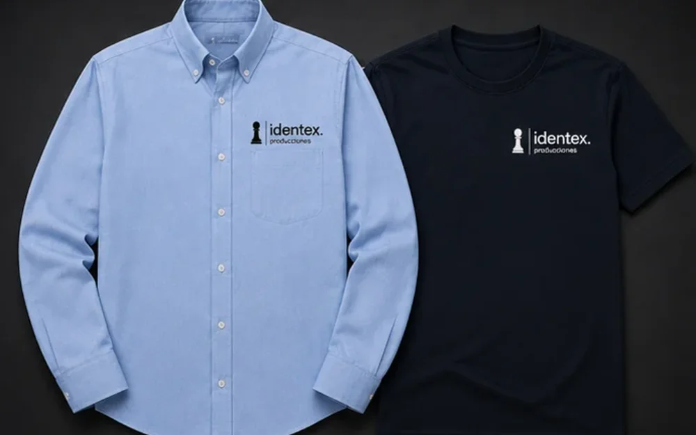 Camisa y camiseta institucionales para personal de salón y cocina