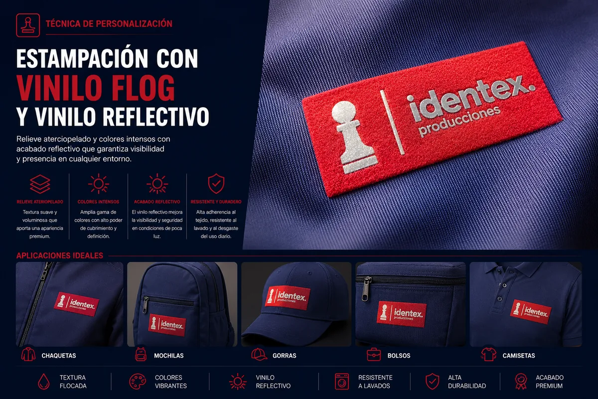 Técnica de personalización vinilo flog y vinilo reflectivo